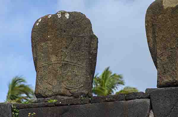 168 - Chile - isla de Rapa Nui o Pascua - Anakena - Ahu Nau Nau